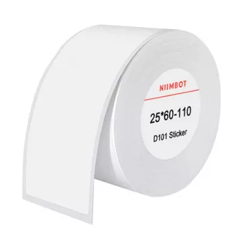 Termoetikety NIIMBOT 25 x 60 mm biele, 110 kusov