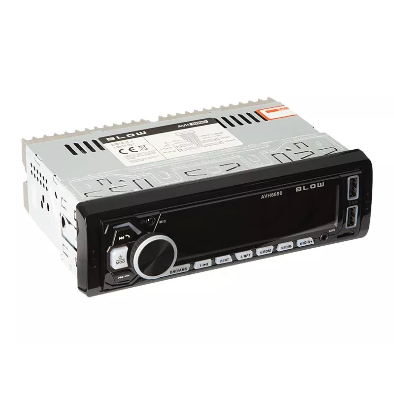 BLOW AVH-8890 FM 45W autorádio s Bluetooth, USB, AUX a LCD displejom