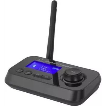 Renkforce RF-BTR-210 Bluetooth® hudobný vysielač/prijímač Bluetooth verzia: 5.0 10 m integrovaný LED displej (RF-5087934)