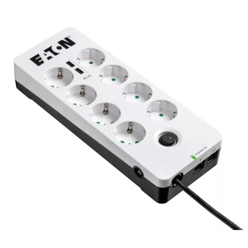 Ochranná krabica 8 Tel@ USB DIN Eaton
