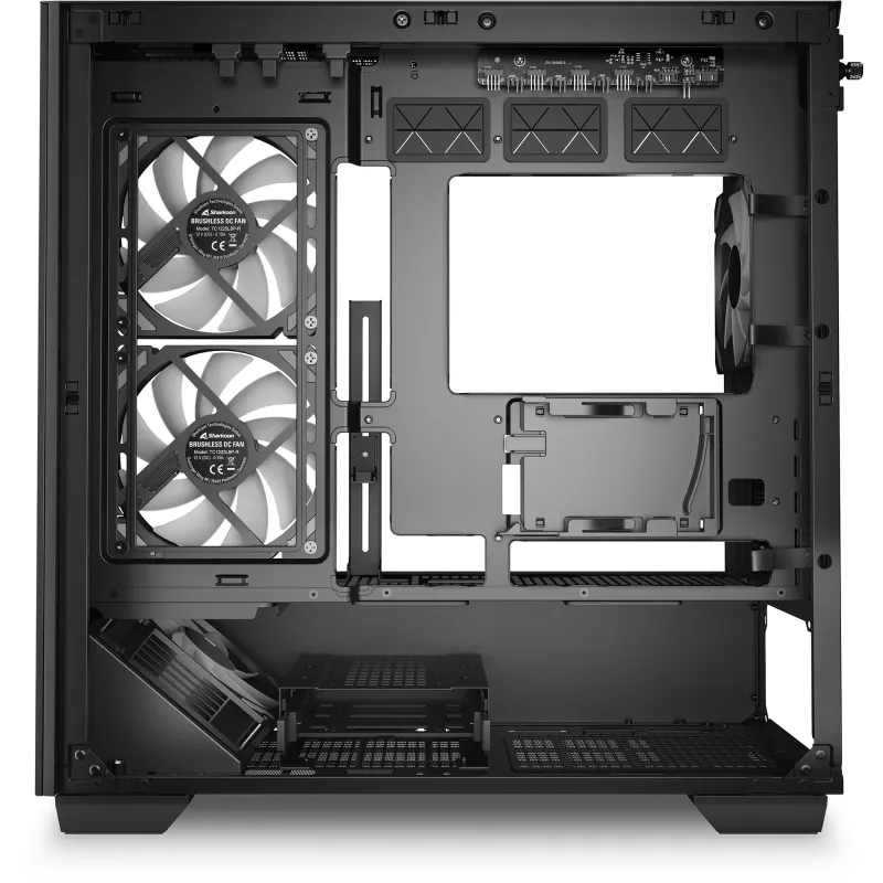 PC skriňa Sharkoon Elite Shark CM100 Tower Micro-ATX, bez napájacieho zdroja, čierna