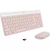 Logitech Slim Wireless Combo MK470 - sada klávesnica-myš - bezdrôtová - 2,4 GHz - QWERTY - ružová (920-011314)