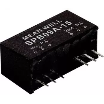 Napájací zdroj MEAN WELL SPB09A-24, 9 W, 24 V, 0,375 A, RoHS