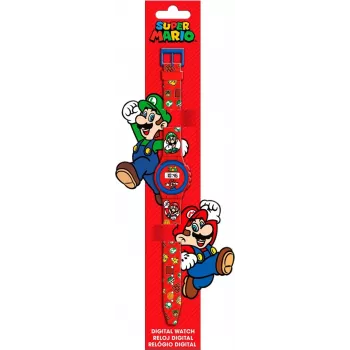 Detské hodinky Euroswan Super Mario — analógové/digitálne detské hodinky, model GSM4234