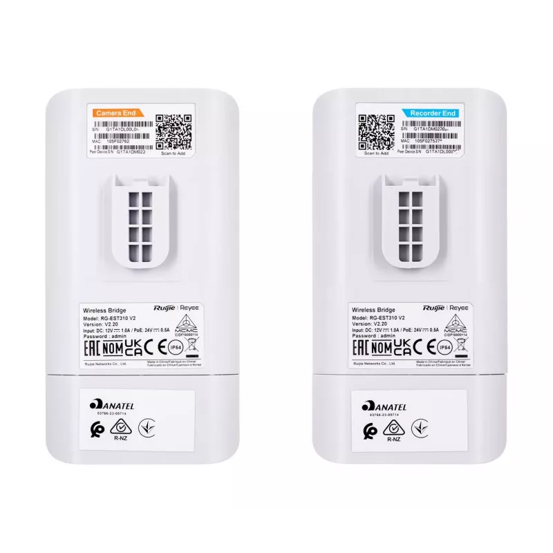 Ruijie Networks RG-EST310 V2 bezdrôtový access point 867 Mbit/s biely Power over Ethernet (PoE)