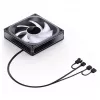 120mm ARGB PWM ventilátor do skrine Jonsbo ZA-120 čierny, model ZA-120B
