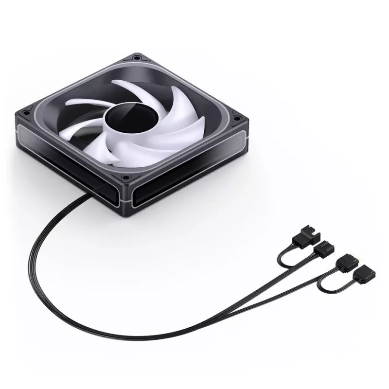 120mm ARGB PWM ventilátor do skrine Jonsbo ZA-120 čierny, model ZA-120B
