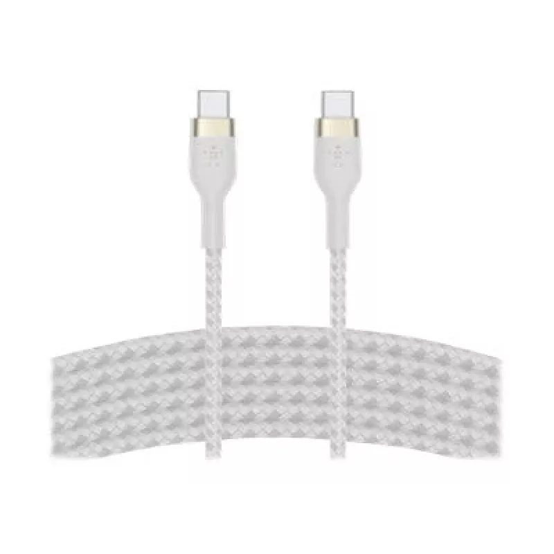 Belkin BOOSTCHARGE PRO Flex USB kábel 3 m USB 2.0 USB C biely (CAB011BT3MWH)
