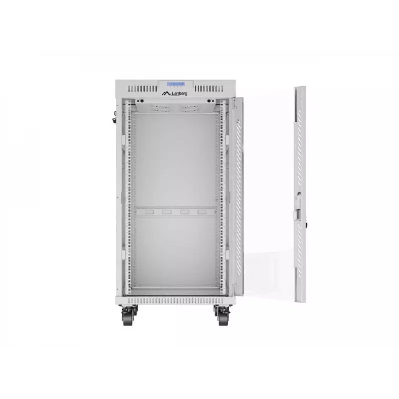 Stojaca skriňa LANBERG FF01-6822-12SL 22U samostatne stojaca, 1233×600×800 mm, IP20, 1200 kg