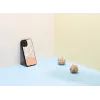 Ochranné puzdro man and wood pre iPhone 12 Pro Max – ružový kvet na čiernej
