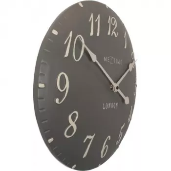 NeXtime hodiny 3084gs London Arabic, Ø34,5cm, nástenné, sivá/biela