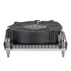 Vzduchový chladič procesora SILVERSTONE SST-XE01-1700A — 8 cm ventilátor, 1000–5500 ot/min, dvojité guľôčkové ložisko, čierny
