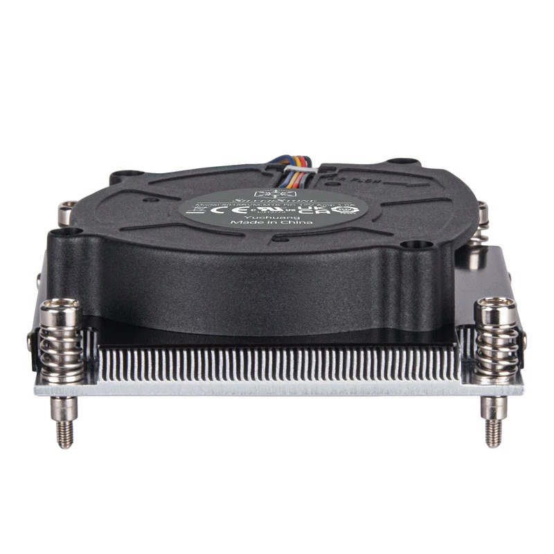 Vzduchový chladič procesora SILVERSTONE SST-XE01-1700A — 8 cm ventilátor, 1000–5500 ot/min, dvojité guľôčkové ložisko, čierny
