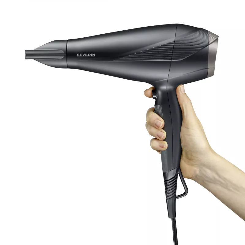 Severin HT 0167 fén na vlasy, 2300 W, čierny/strieborný