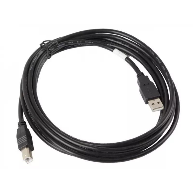 Lanberg CA-USBA-10CC-0030-BK USB kábel 3 m USB 2.0 USB B čierny (CA-USBA-10CC-0030-BK)