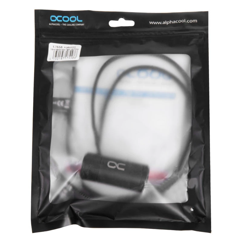 Prietokový indikátor Alphacool 17558 acetal čierna 58 mm