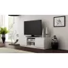 Topeshop RTV120 BIEL TV stojan 2 police