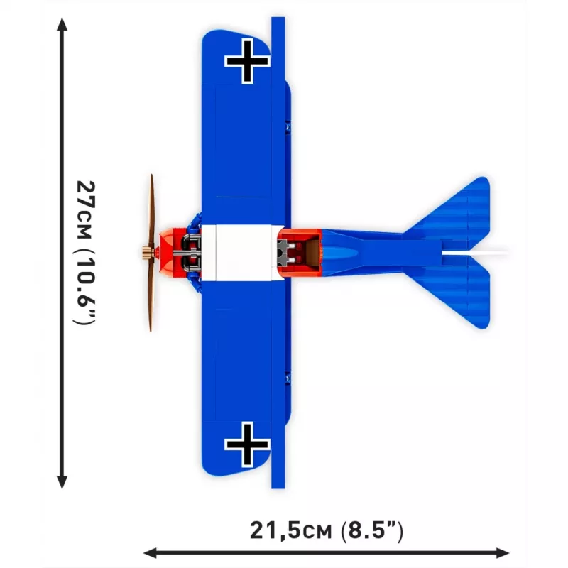 Cobi COBI-2994 Fokker D.VII stavebnica, Historical Collection, 256 dielikov