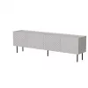 TV skrinka Cama LUCCA 4D 200x40x59 cm, cashmere, sivá doska z drevotriesky
