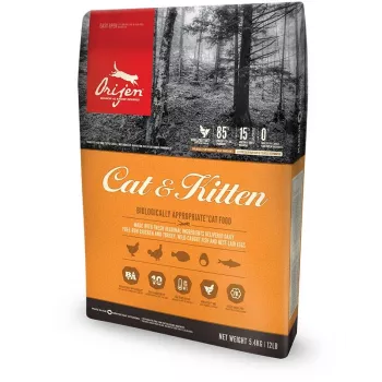 Orijen Cat & Kitten suché krmivo pre mačky kurčina, ryba, morčacina 340 g