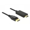 Adaptér video kábla DeLOCK 85318 DisplayPort na HDMI 3m čierny