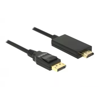 Adaptér video kábla DeLOCK 85318 DisplayPort na HDMI 3m čierny