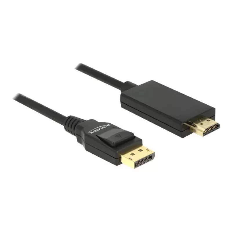 Adaptér video kábla DeLOCK 85318 DisplayPort na HDMI 3m čierny