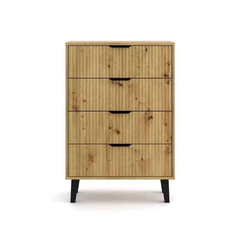 SCANDI 4S štíhla dub ARTISAN komoda