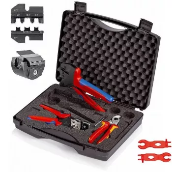 Knipex 97 91 04 V02 kufrík s náradím pre fotovoltaické konektory MC4