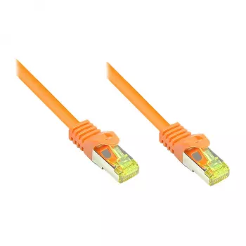 Good Connections patch kábel s Cat.7 surovým káblom oranžový 0,15 m