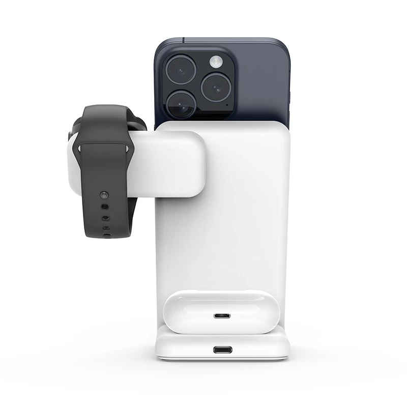 3-in-1 bezdrôtová nabíjačka MagSafe pre iPhone, Apple Watch a AirPods Crong