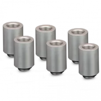 Thermal Grizzly DeltaMate Predlžovací fitting MF28, matný nikel, balenie 6 ks (TG-DM-FIT-6208)