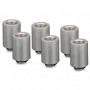 Thermal Grizzly DeltaMate Predlžovací fitting MF28, matný nikel, balenie 6 ks (TG-DM-FIT-6208)