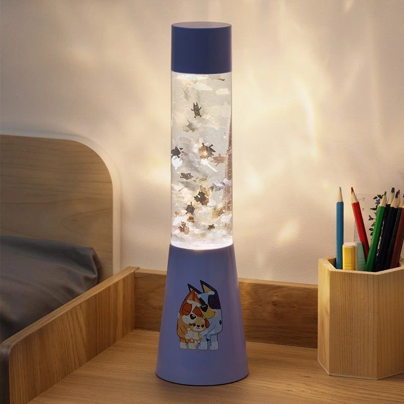 Stolná lampa Paladone Bluey GloBuddies Flow Lamp — LED nočná lampa s motívom postavy