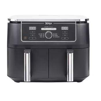 Ninja AF400EU teplovzdušná fritéza dvojitá 9,5 l samostatne stojaca 2470 W teplovzdušná fritéza čierna
