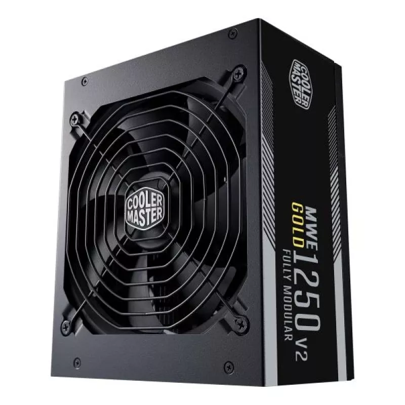 Cooler Master MPE-C501-AFCAG-EU MWE Gold V2, ATX 1250W, RTX Ready, modulárny, 140mm, čierna