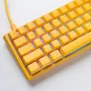 Ducky One 3 Yellow herná klávesnica RGB LED MX-Clear US