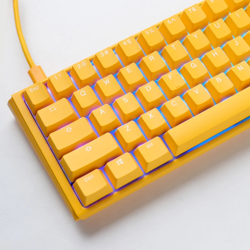 Ducky One 3 Yellow herná klávesnica RGB LED MX-Clear US