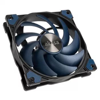 AKASA ALUCIA SC 120mm ventilátor do skrine - modrý