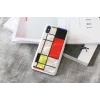iKins Mondrian puzdro pre iPhone XS/X, biele, K1624H