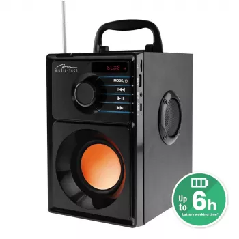 Media-Tech BOOMBOX BT 15 W stereo prenosný reproduktor čierny