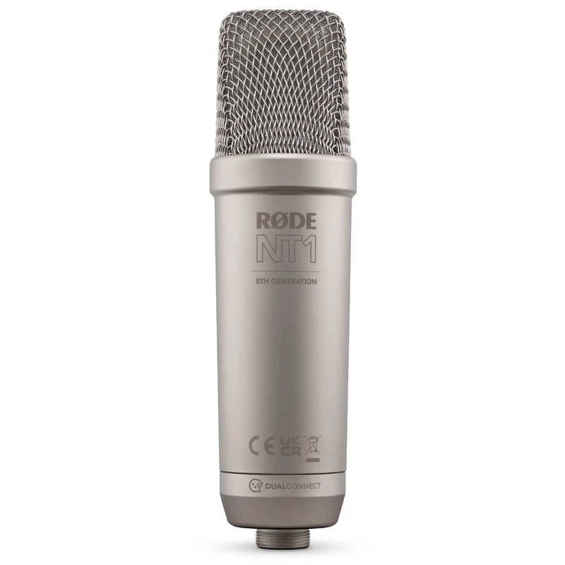 Rode NT1 5th Generation Štúdiový kondenzátorový mikrofón s XLR a USB, strieborný (NT1GEN5)