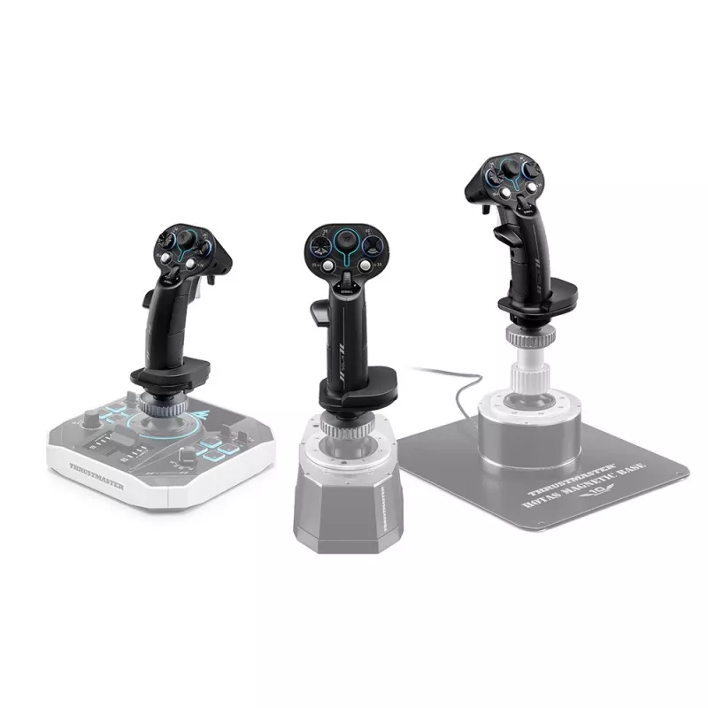Prídavná rukoväť Flightstick Thrustmaster Sol-R 3 AVA, čierna, USB Type-C, analógový/digitálny, PC, 75×115×200 mm