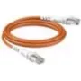 Patchsee ThePATCHCORD RJ45 patch kábel Kat. 6A, U/UTP, extra tenký, oranžový, 0,15 m (TPC-OR-U/0.5)