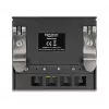 Patch panel DELOCK Mini Desktop RJ45 4 porty Cat.6A tienený čierny, kov, 90×22×93 mm