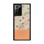 Ochranné puzdro Man and Wood pre Samsung Galaxy Note 20 Ultra — ružový kvet na čiernej