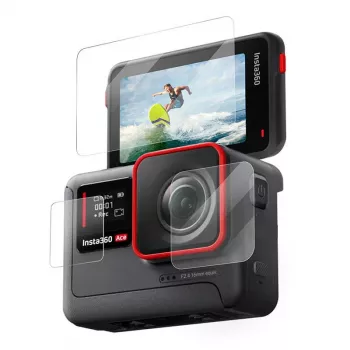 Tvrdené sklo ochranná fólia displeja Telesin S6-FLM-02-TIS pre Insta360 Ace Pro Ace — model S6-FLM-02-TIS
