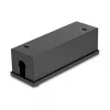 Rozbočovacia zásuvka DeLOCK Easy 45 modulový nosič pre montáž na stôl alebo stenu, kov, čierna — 4×22,5×45 mm alebo 2×45×45 mm