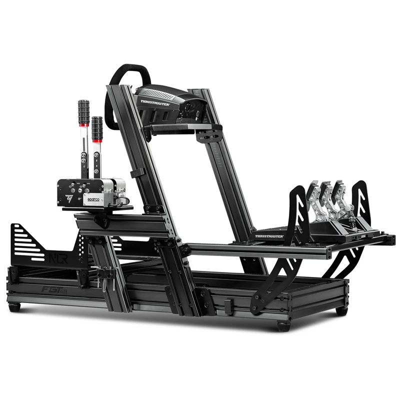 Next Level Racing F-GT Elite Aluminum Simulator Cockpit – Wheel Plate Edition