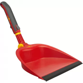 Lopatka na smeti WOLF-Garten BK-M 25 cm červená/sivá — vonkajšia záhradná lopatka na smeti, kompaktná šírka 25 cm